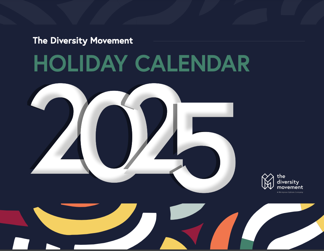 2025 Diversity Holiday Calendar Graphic