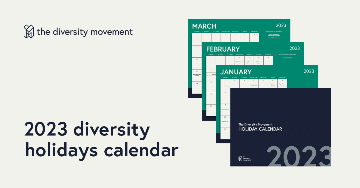 2023 diversity holidays calendar