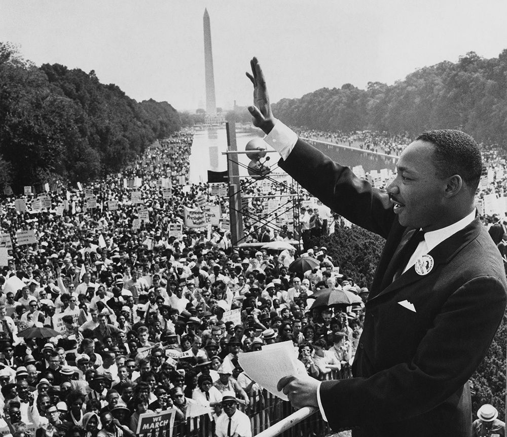 Martin Luther King Jr. at A March on Washington